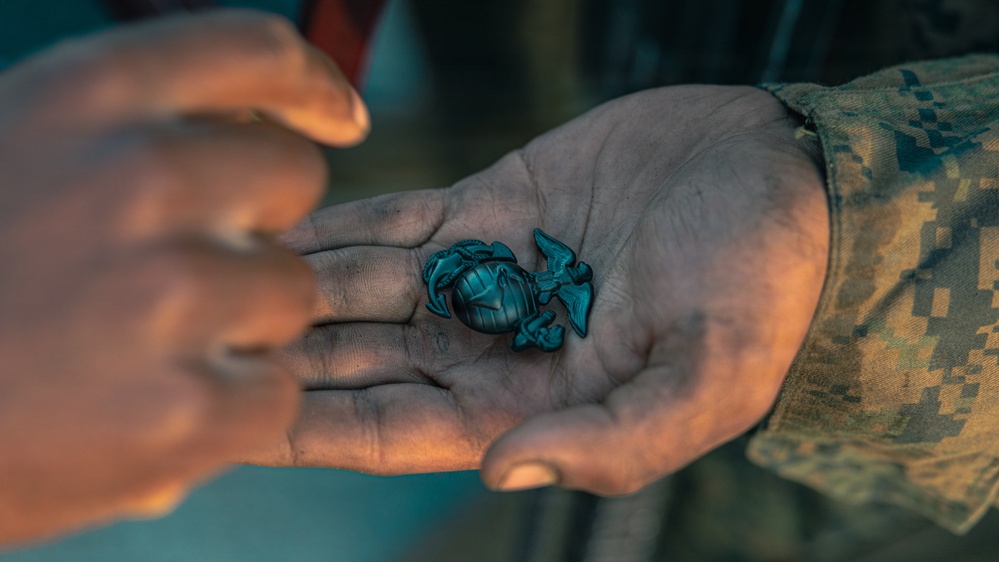 Fox Company Eagle, Globe, and Anchor Ceremony