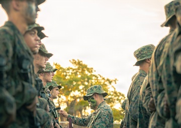 Fox Company Eagle, Globe, and Anchor Ceremony