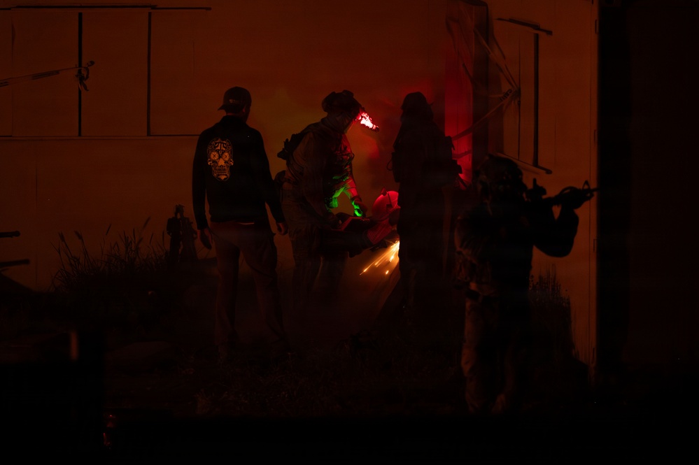 Combat Leader Course simulated collapsed building search and rescue