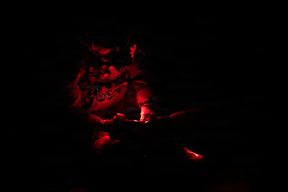 Combat Leader Course simulated collapsed building search and rescue