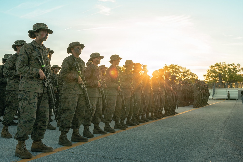 Fox Company Eagle, Globe, and Anchor Ceremony