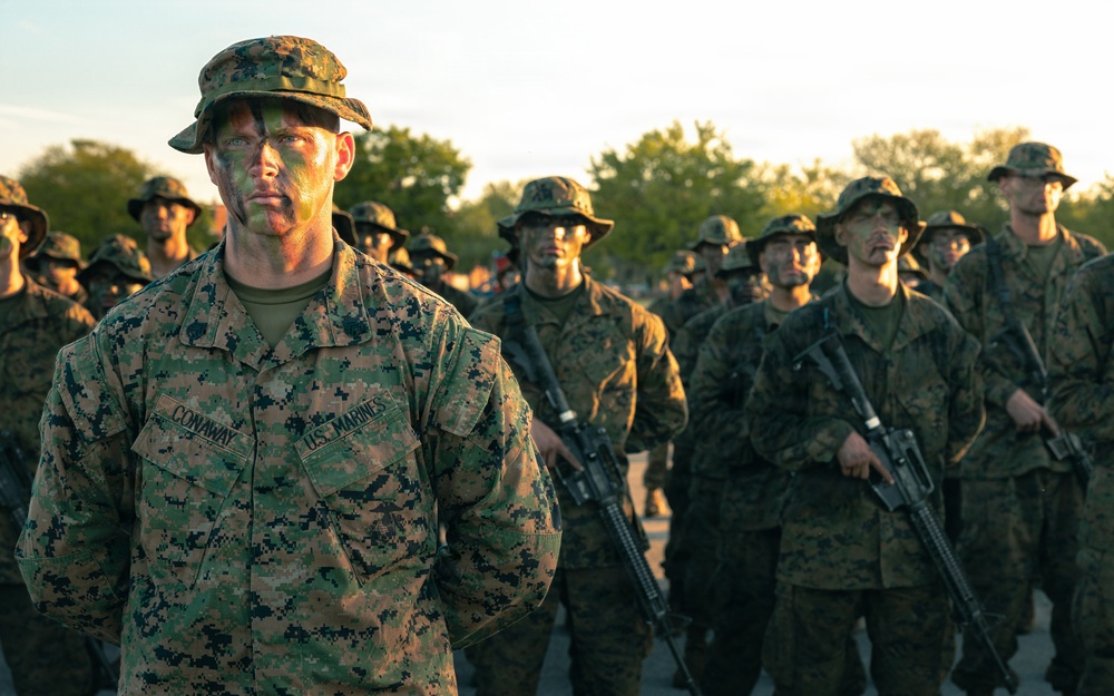 Fox Company Eagle, Globe, and Anchor Ceremony