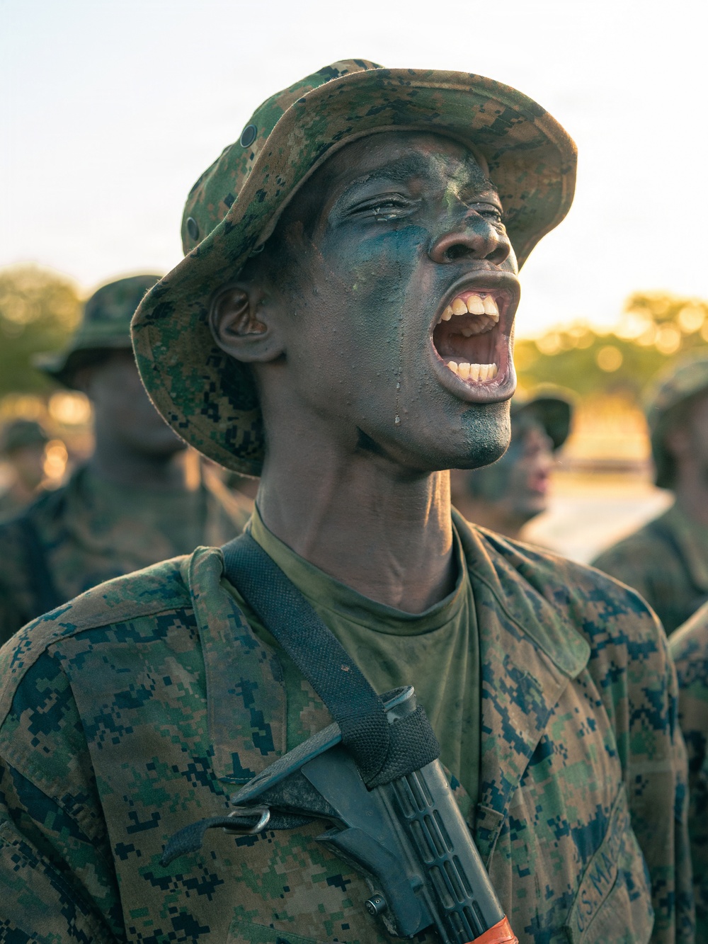 Fox Company Eagle, Globe, and Anchor Ceremony
