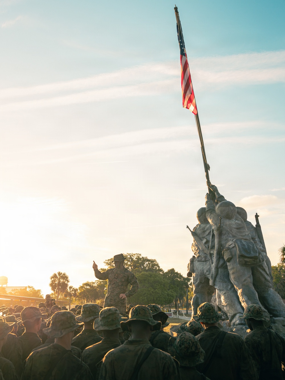 Fox Company Eagle, Globe, and Anchor Ceremony