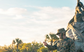 Fox Company Eagle, Globe, and Anchor Ceremony