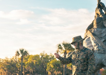 Fox Company Eagle, Globe, and Anchor Ceremony