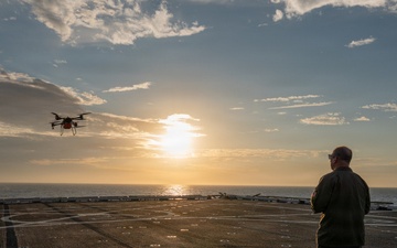 Marines conduct shipbard testing with TRV-150C