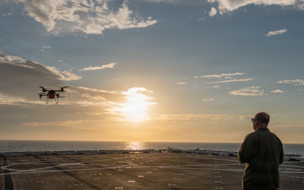 Marines conduct shipbard testing with TRV-150C