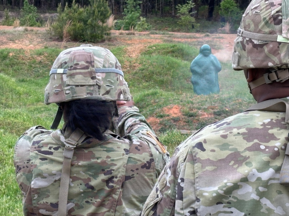 Arkansas National Guard's Joint Force Headquarters Sharpens Combat Pistol Skills