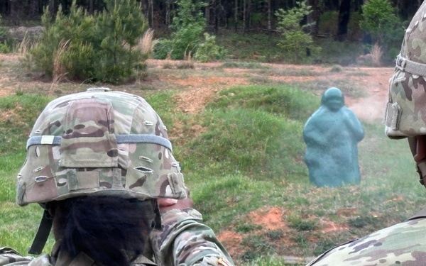 Arkansas National Guard's Joint Force Headquarters Sharpens Combat Pistol Skills