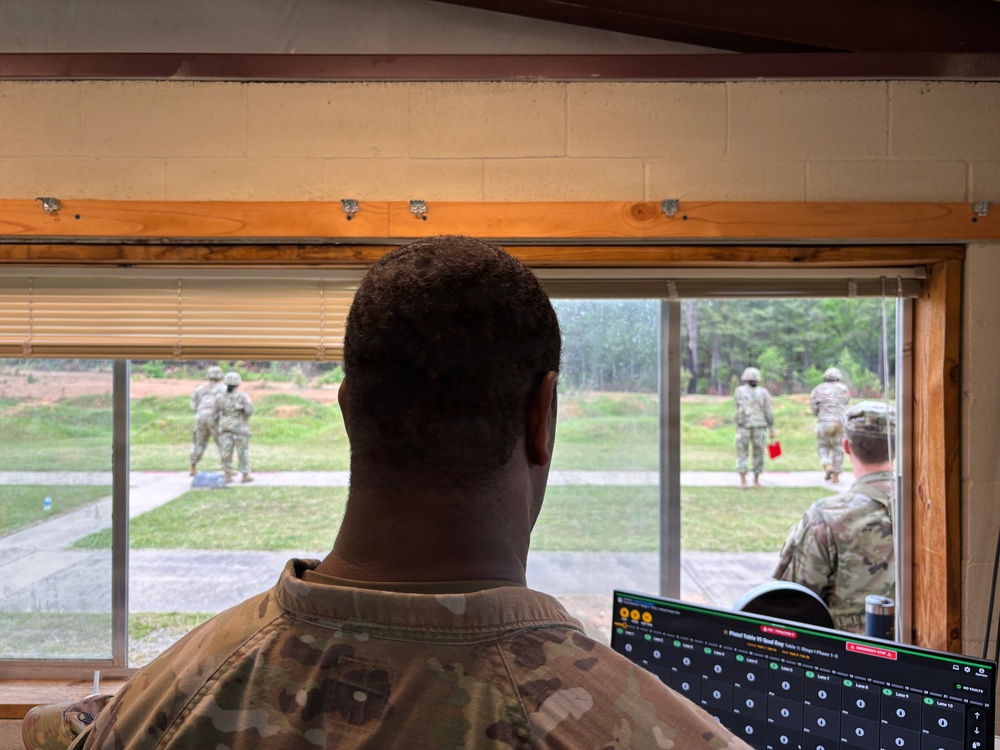 Arkansas National Guard's Joint Force Headquarters Sharpens Combat Pistol Skills