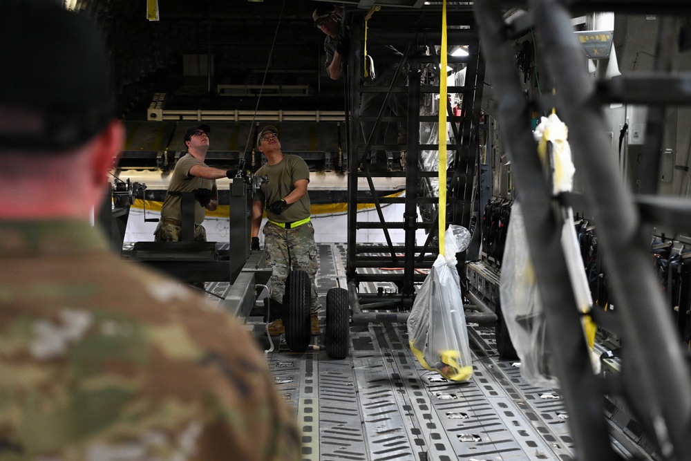 105th AW completes rare C-17 fuel tank repair