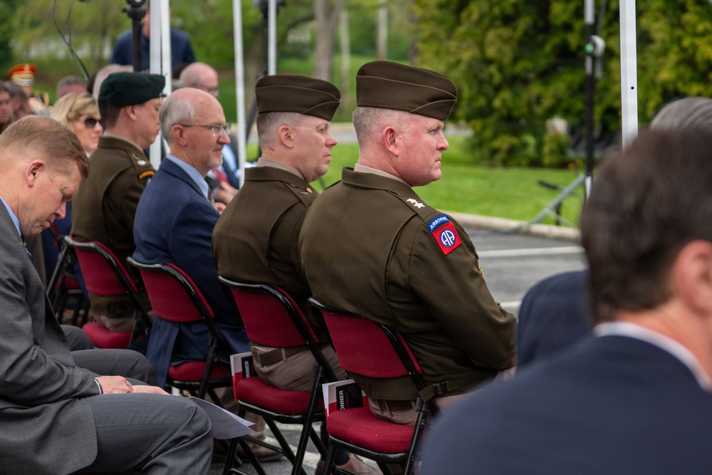Army University Dedicates Fox Conner Hall in Ceremony Featuring Conner Family, Senators, State representative, and Honored Guests. Hosted by MG Bredenkamp
