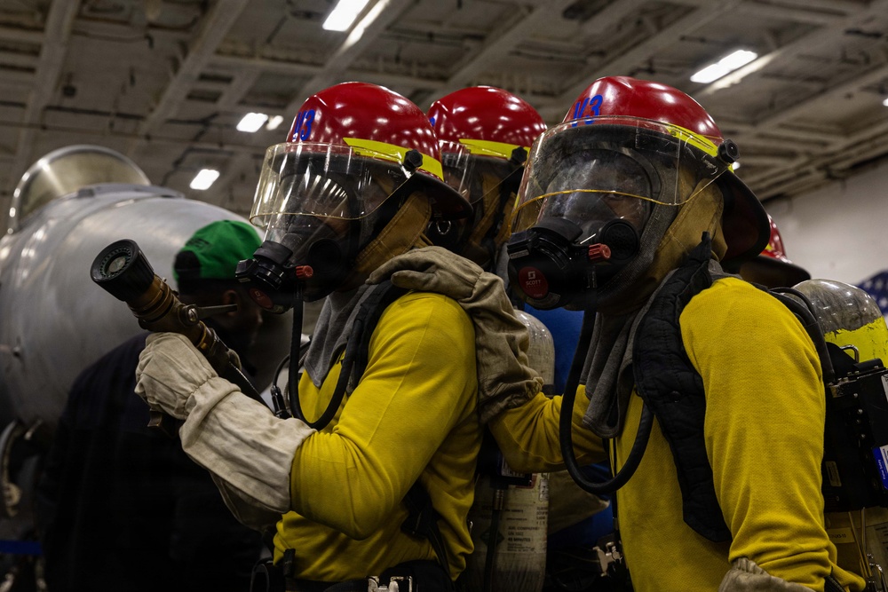 USS Gerald R. Ford (CVN 78) General Quarters Drill