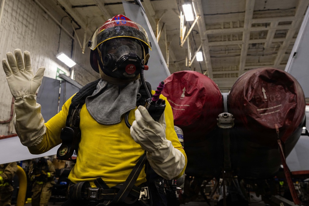 USS Gerald R. Ford (CVN 78) General Quarters Drill