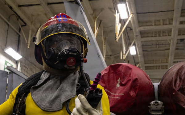 USS Gerald R. Ford (CVN 78) General Quarters Drill