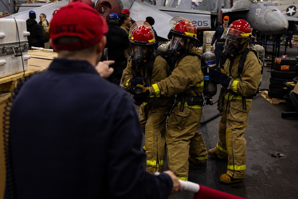 USS Gerald R. Ford (CVN 78) General Quarters Drill