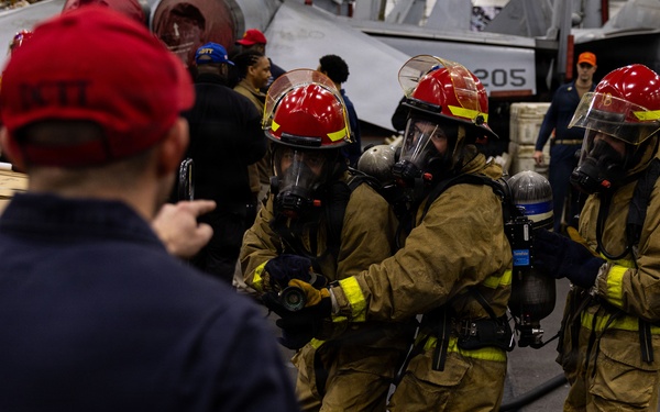 USS Gerald R. Ford (CVN 78) General Quarters Drill