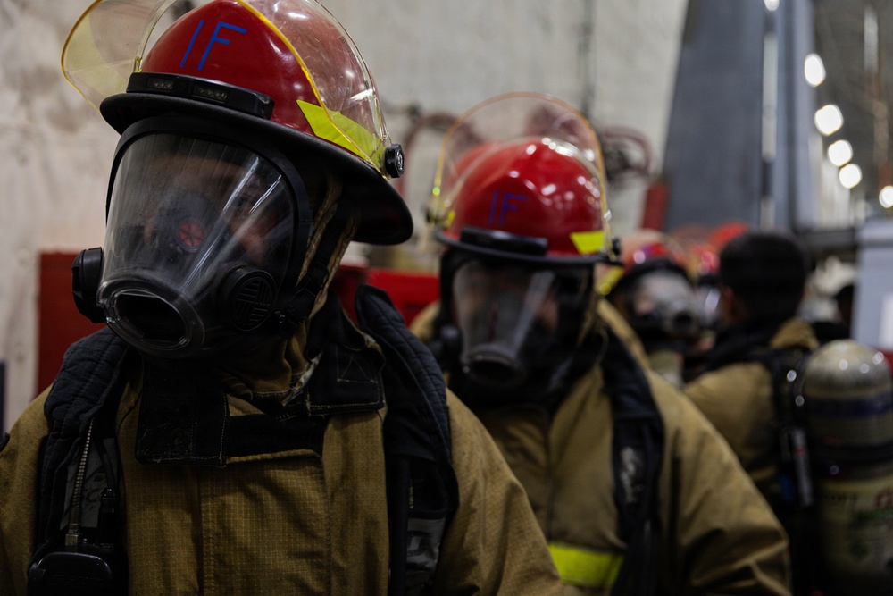 USS Gerald R. Ford (CVN 78) General Quarters Drill