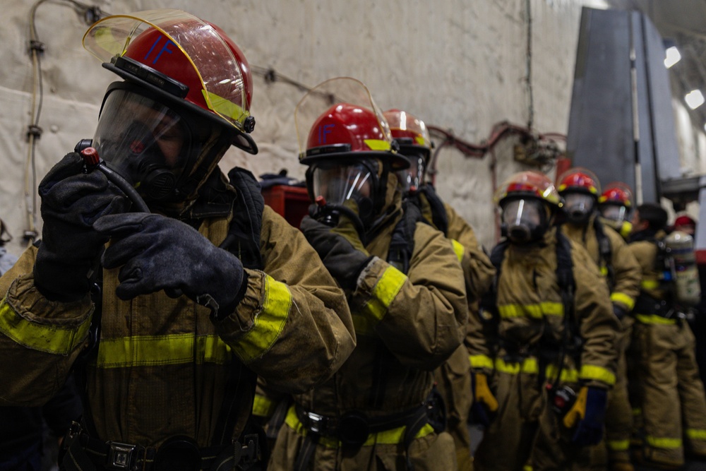 USS Gerald R. Ford (CVN 78) General Quarters Drill