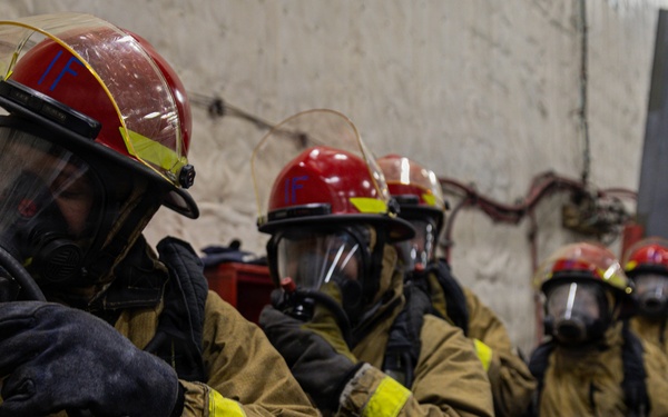 USS Gerald R. Ford (CVN 78) General Quarters Drill