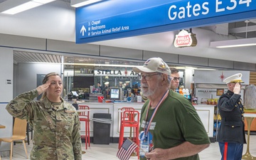 A Long Overdue Welcome Home: Airmen Honor Veterans at St. Louis Honor Flight