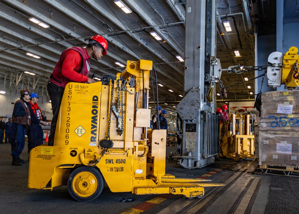 USS Gerald R. Ford (CVN 78) Replenishment-at-Sea Operations