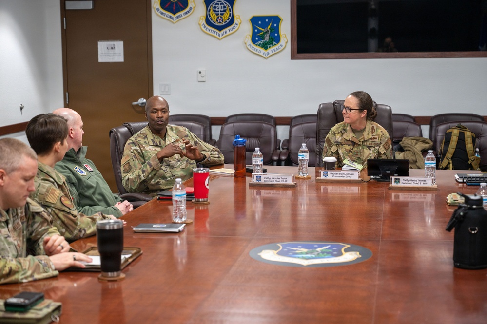 Minot AFB Airmen showcase mission readiness during 20th Air Force leaders visit
