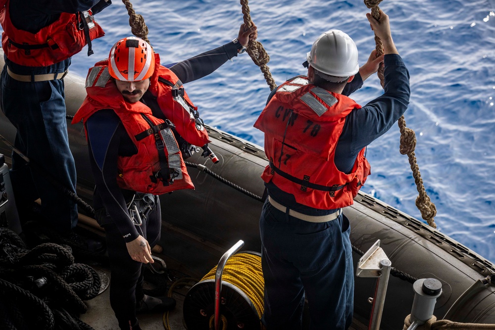 USS Gerald R. Ford (CVN 78) Small Boat Operations