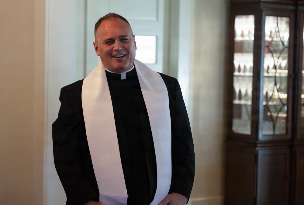 General Ronald P. Clark, USARPAC commanding general, receives house blessing