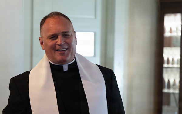 General Ronald P. Clark, USARPAC commanding general, receives house blessing