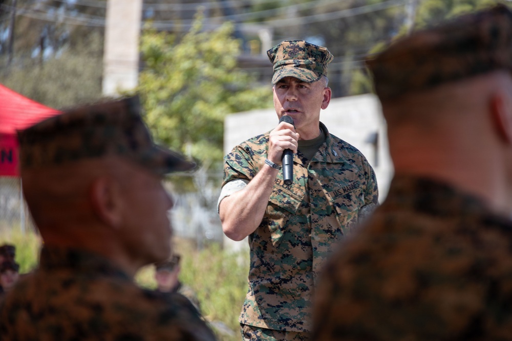 I MIG relief and appointment ceremony