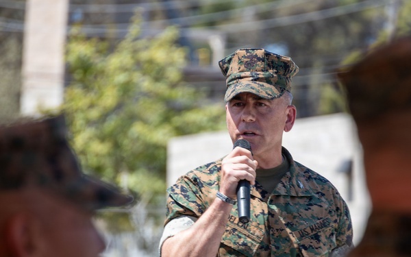 I MIG relief and appointment ceremony