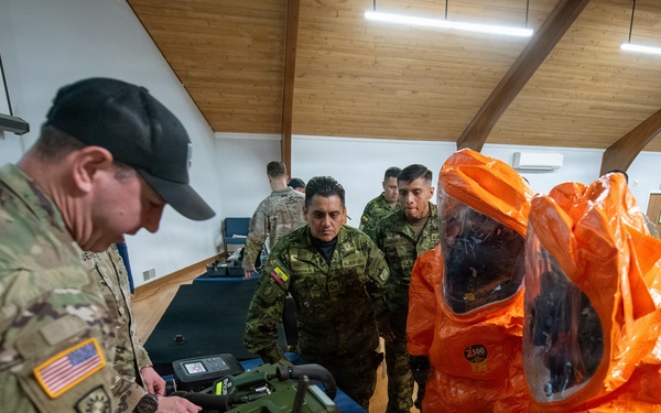 Ecuadorian military visits Kentucky National Guard as part of State Partnership Program