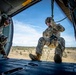 6th RTB soldier prepares to rappel, from a UH-60
