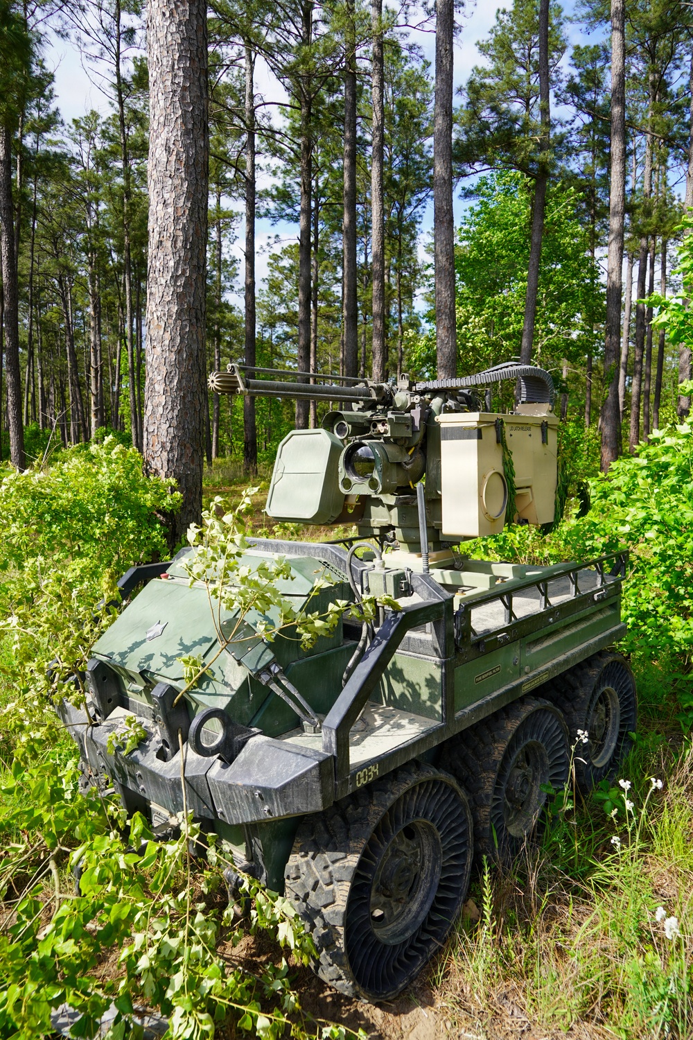 101st uses Hunter Wolf UGV at JRTC for unmanned logistics and security