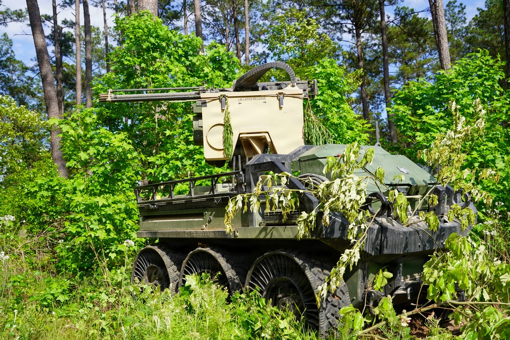101st uses Hunter Wolf UGV at JRTC for unmanned logistics and security