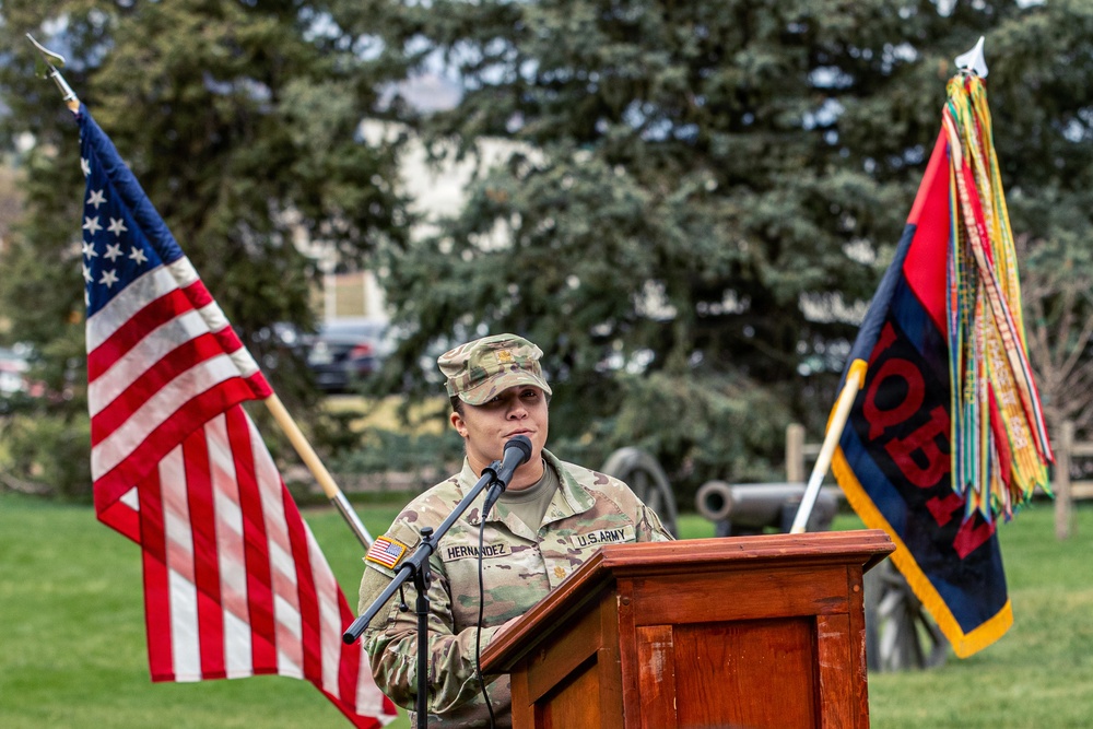 984th Military Police Company Patching Ceremony