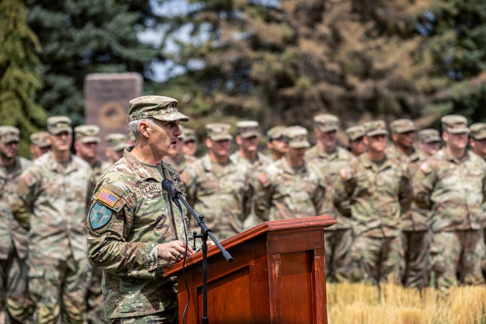 984th Military Police Company Patching Ceremony