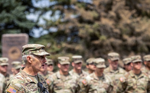 984th Military Police Company Patching Ceremony