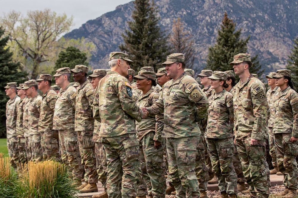 984th Military Police Company Patching Ceremony