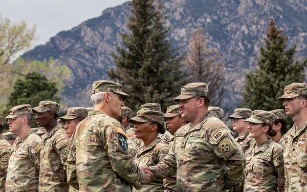 984th Military Police Company Patching Ceremony