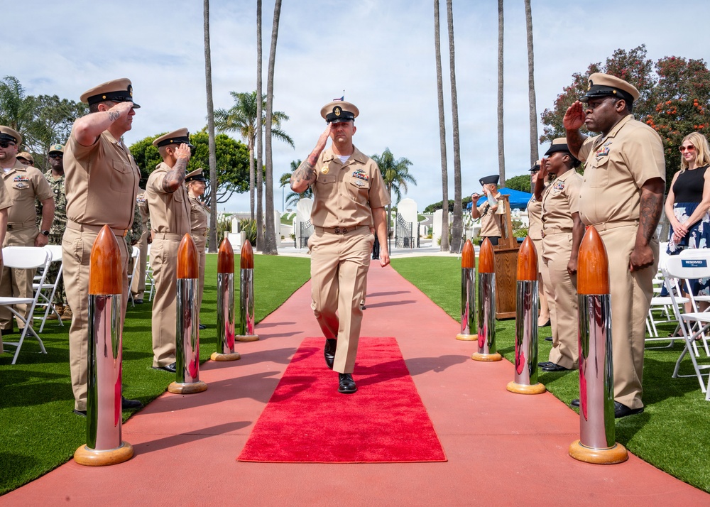 CWO 3 Jeffrey Swain Commissioning Ceremony