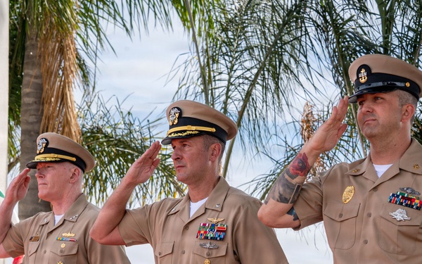 CWO 3 Jeffrey Swain Commissioning Ceremony