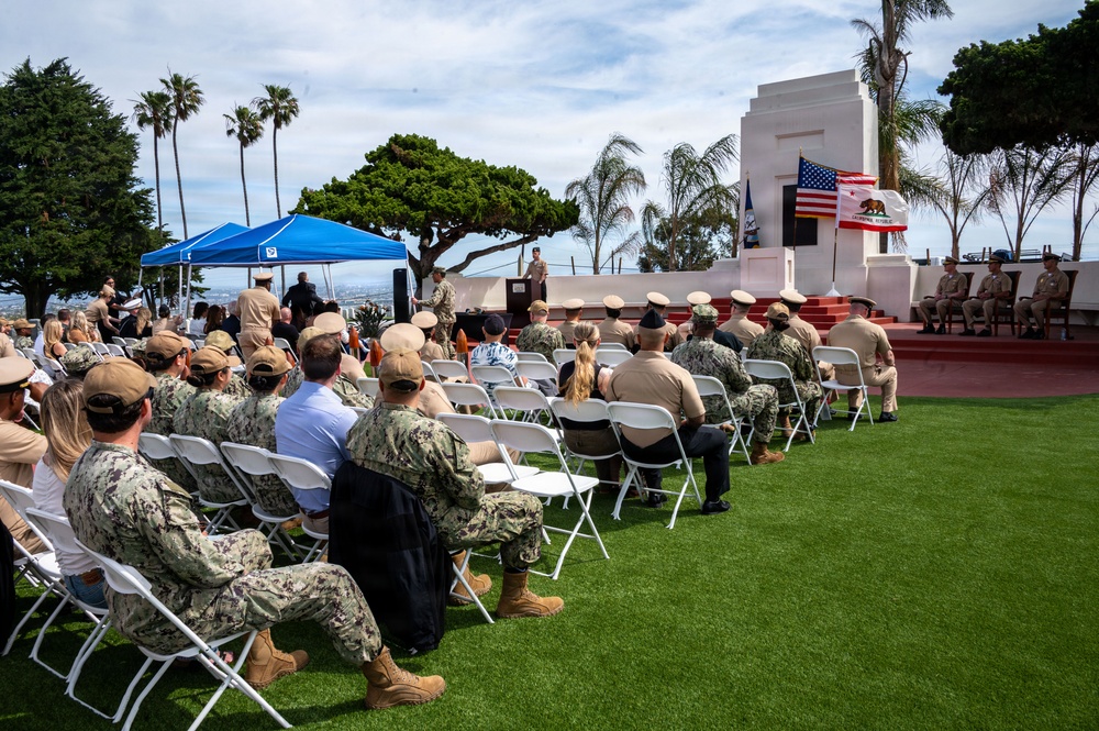CWO 3 Jeffrey Swain Commissioning Ceremony