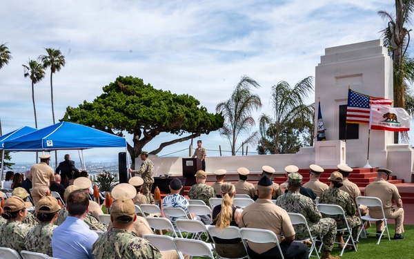 CWO 3 Jeffrey Swain Commissioning Ceremony