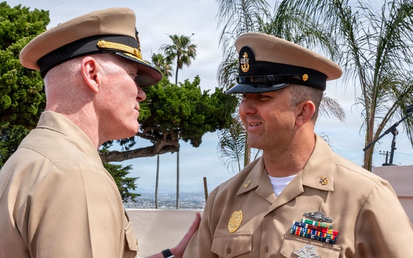 CWO 3 Jeffrey Swain Commissioning Ceremony