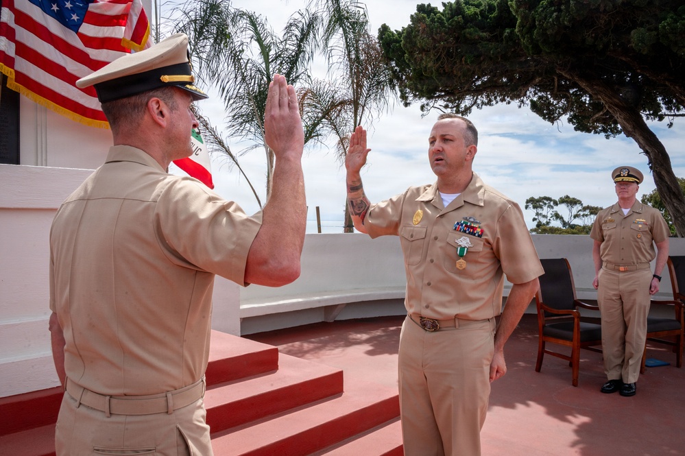 CWO 3 Jeffrey Swain Commissioning Ceremony