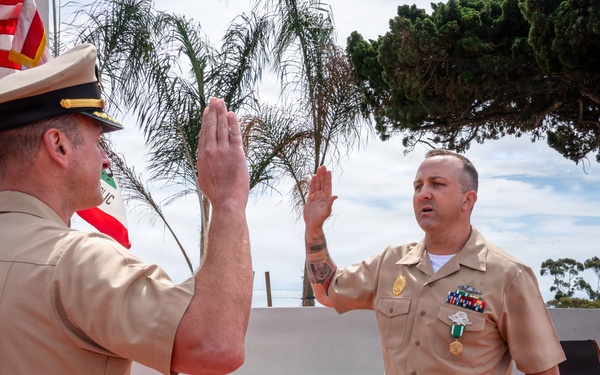 CWO 3 Jeffrey Swain Commissioning Ceremony