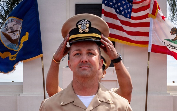 CWO 3 Jeffrey Swain Commissioning Ceremony